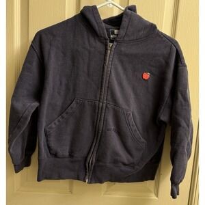 Vintage Gap Athletic Classic Kids Logo Soft Cozy Hoodie, Size Medium Boys Blue‎